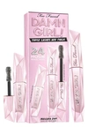 TOO FACED DAMN GIRL, THOSE LASHES ARE THICK! MASCARA SET,90921