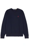 Polo Ralph Lauren Fleece Sweatshirt In Blue