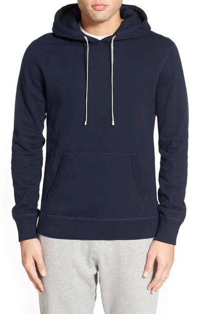 Reigning Champ Loopback Cotton-jersey Hoodie In Blue