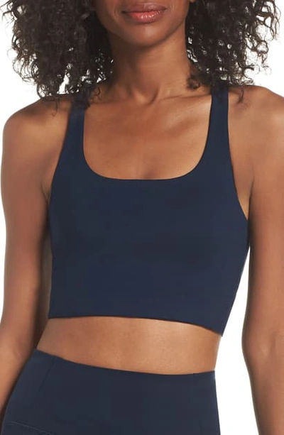 Girlfriend Collective Paloma Sports Bra In Midnightdnu