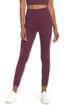 Girlfriend Collective High Waist 7/8 Leggings In Plumdnu