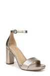 Naturalizer Joy Womens Square Toe Dress Sandals In Light Bronze Leather