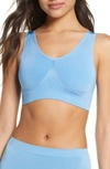 Wacoal B-smooth Wireless Bralette 835275 In Lichen Blue