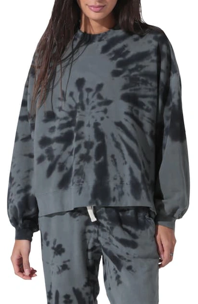 Electric & Rose Neil Tie Dye Sweatshirt In Hunter