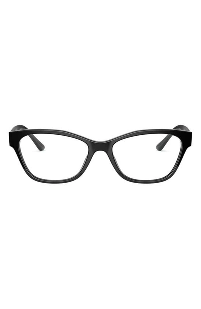 Prada 53mm Cat Eye Optical Glasses In Black
