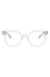 VERSACE PILLOW 51MM ROUND OPTICAL GLASSES,VE329151-O