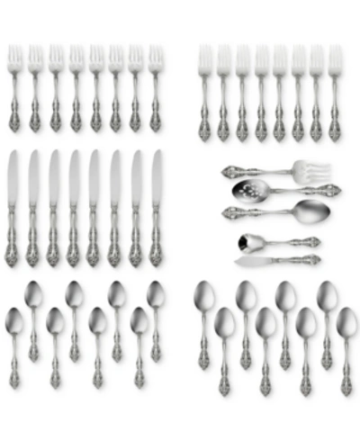 Oneida Michelangelo 45 Piece Flatware Set, Service For 8 In Stainless