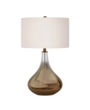 Hudson & Canal Mirabella Table Lamp In Ombre Brass Colored Glass