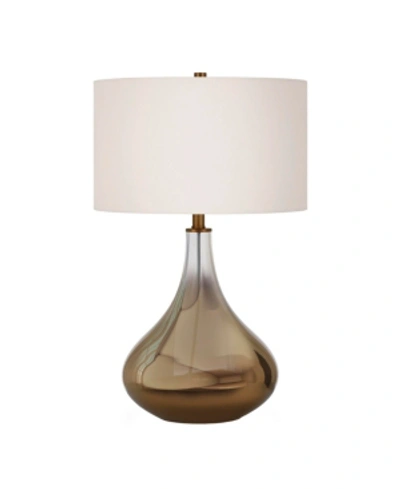 Hudson & Canal Mirabella Table Lamp In Ombre Brass Colored Glass