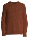 John Varvatos Men's Athens Boucle Sweater In Picante