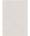 EDGEWATER LIVING CLOSEOUT! EDGEWATER LIVING BOURNE BISCAY NEUTRAL 7'9" X 10'10" OUTDOOR AREA RUG