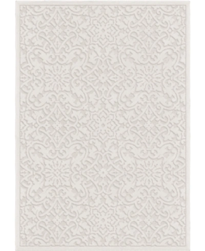 Edgewater Living Closeout!  Bourne Biscay Neutral 7'9" X 10'10" Outdoor Area Rug
