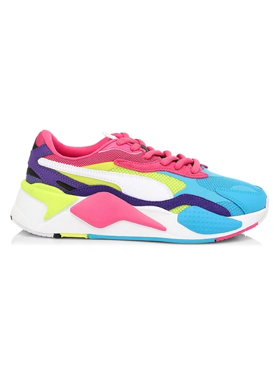 Puma Women's Rs-xa Puzzle Mixed Media Sneakers In Purple