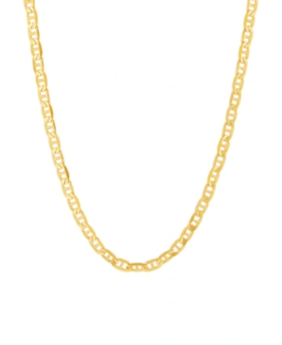 Italian Gold Polished 20" Mariner Chain (3mm) In 10k Yellow Gold