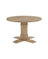 Crosley Joanna Round Dining Table In Brown
