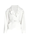 Isabel Marant Epaline Belted Linen-blend Jacket In Ecru