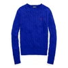 Polo Ralph Lauren Cable-knit Cotton Sweater In Rugby Royal