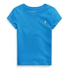 Polo Ralph Lauren Kids' Cotton Jersey Tee In Colby Blue