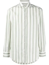 BRUNELLO CUCINELLI STRIPED COTTON SHIRT