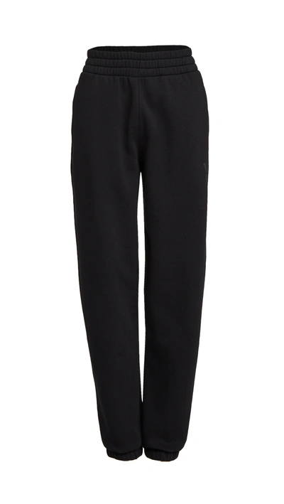 Alexander Wang T Foundation Terry Classic Sweatpants In Black