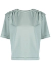Remain Birger Christensen Round Neck Short-sleeved T-shirt In Blue