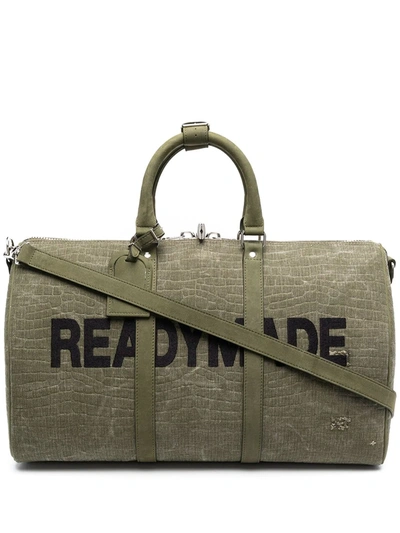 Readymade Logo Overnight Tote In Green