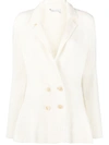 AGNONA KNITTED DOUBLE-BREASTED BLAZER