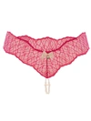 Bracli Sydney Double Strand Pearl Thong In Red