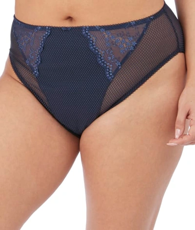 Elomi Charley Hi-cut Smoothing Brief In Ultramarine