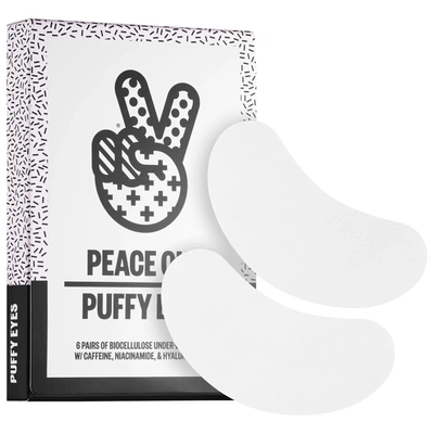 Peace Out Puffy Under-eye Patches 6x Pairs