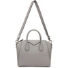 GIVENCHY GREY GRAINED SMALL ANTIGONA BAG