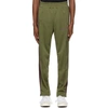 PALM ANGELS GREEN COLLEGE TRACK trousers