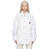 ACNE STUDIOS WHITE WORKWEAR JACKET