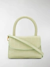 BY FAR MINI EMBOSSED TOTE,16085565