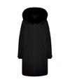 Woolrich Keystone Hooded Down Parka With Genuine Fox Fur Trim In Dark Green