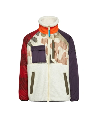 Woolrich Second Life Sherpa Jacket Griffin X In Camouflage