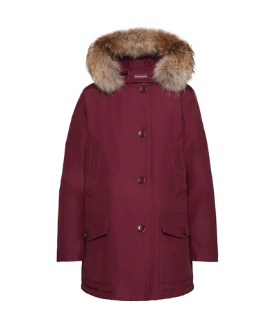 Woolrich Arctic Parka Detachable Fur In Moonstone