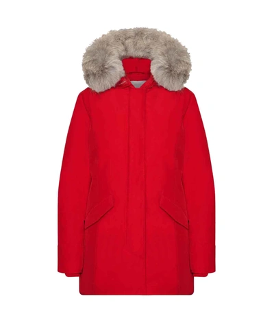 Woolrich Arctic Parka (ww0098) In Marine Scarlet