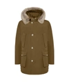 Woolrich Arctic Parka With Detachable Fur In Wood