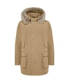 Woolrich Arctic Parka With Detachable Fur In Nut