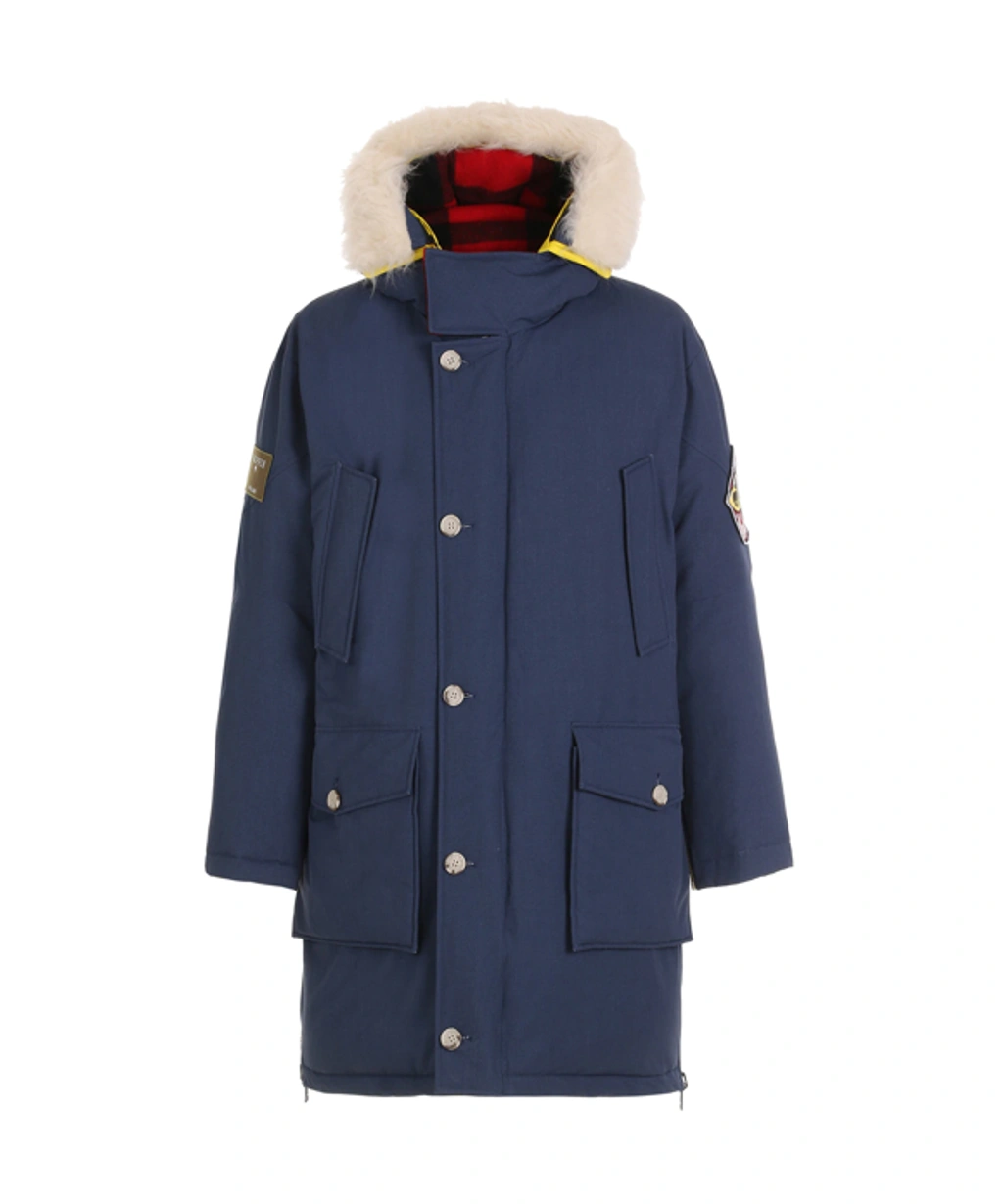 Woolrich Bearskin Reversible Parka Griffin X In Dark Navy ModeSens