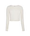 Woolrich Long Sleeve Crew Neck Sweater In White
