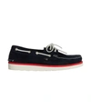 Woolrich Man Loafers Midnight Blue Size 6 Soft Leather