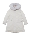 Woolrich Keystone Parka In White Stone