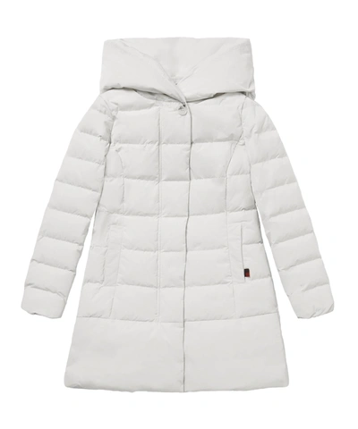 Woolrich Prescott Parka In White Stone