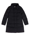 Woolrich Quilted Vail Coat In Black