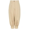 JW ANDERSON SAND CROPPED COTTON-TWILL TROUSERS,3969751