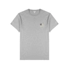 Loewe Anagram-embroidered Cotton-jersey T-shirt In Grey