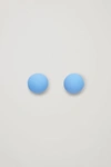 Cos Spherical Stud Earrings In Blue