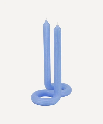 Lex Pott Light Blue Twist Unscented Candle